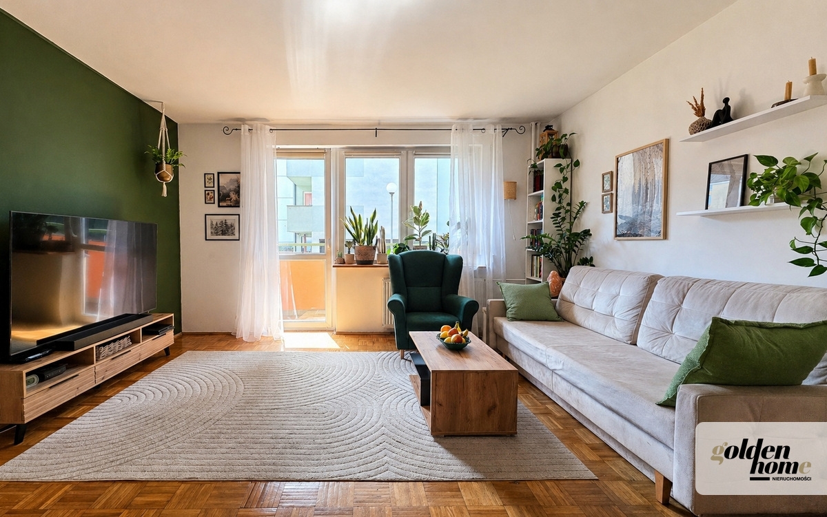 2 pokoje z garderobą i balkonem | Wilda | wysoki parter