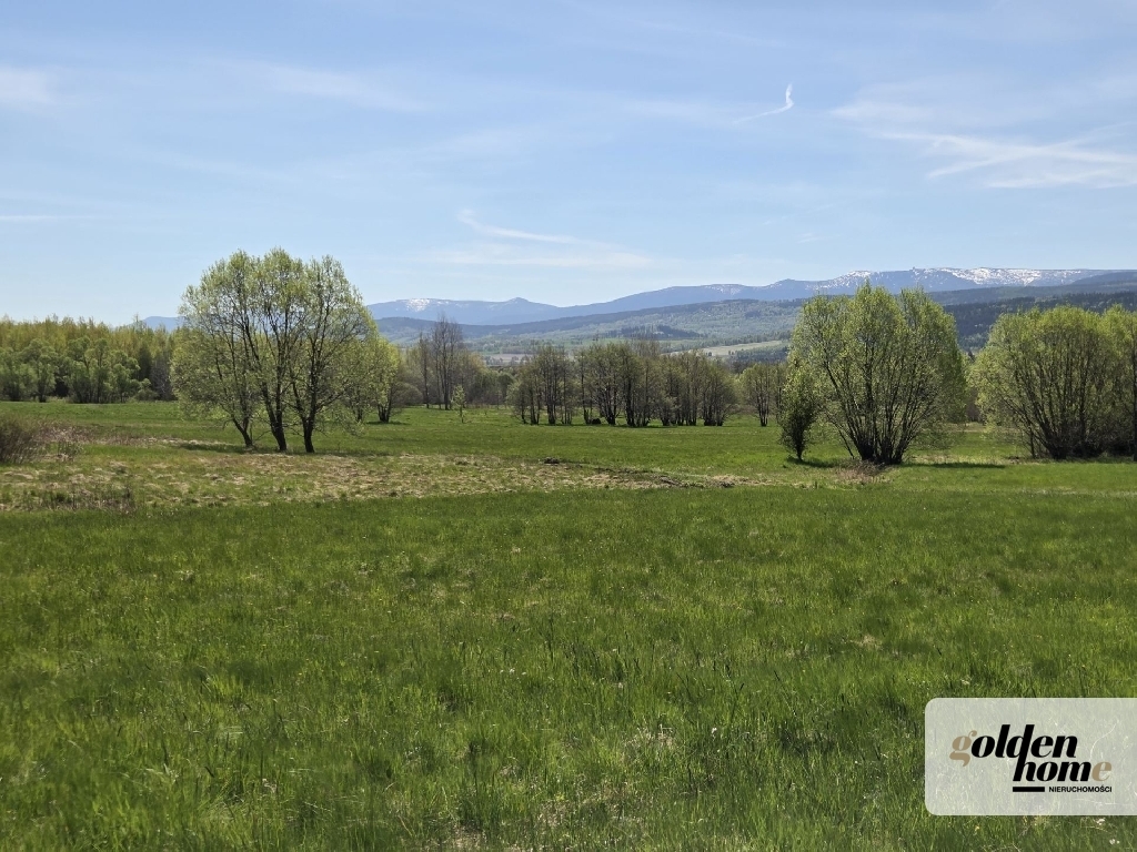 Piękny widok na Pasmo Karkonoszy/Izerów